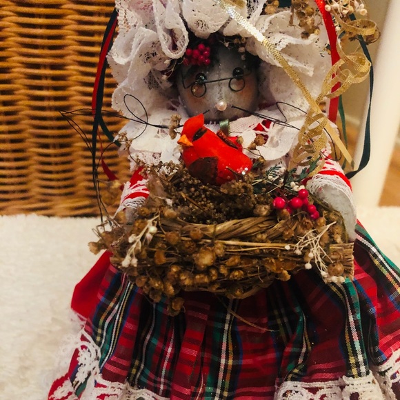 Vintage 80’s Christmas cottage core farm house mouse decor - Picture 6 of 15